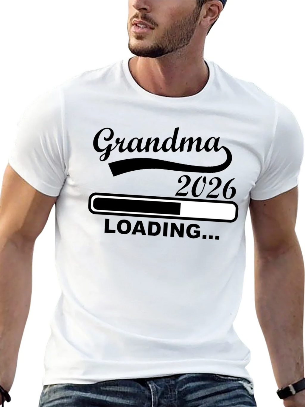 Grandma 2026 Loading T-Shirt - Expecting Announcement Tee product image 12