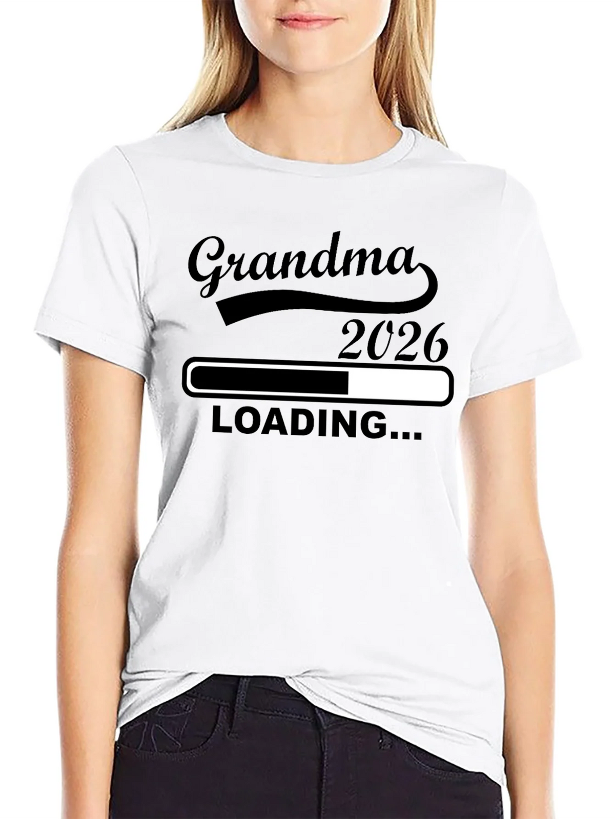 Grandma 2026 Loading T-Shirt - Expecting Announcement Tee product image 8