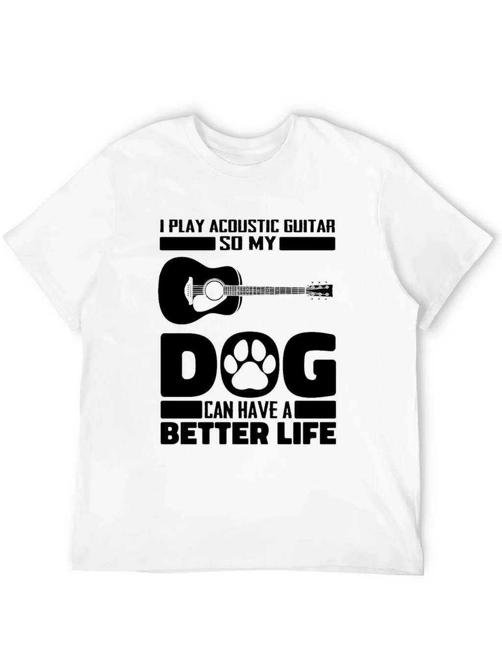 Acoustic Guitar Dog Lover T-Shirt product image 11