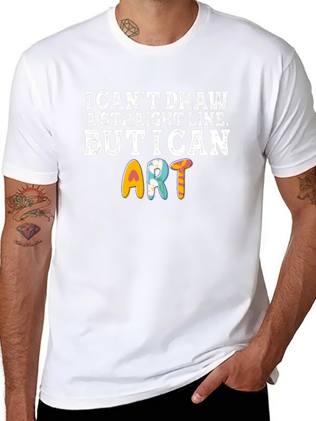 Funny Artistic T-Shirt - I Can Art product image 7