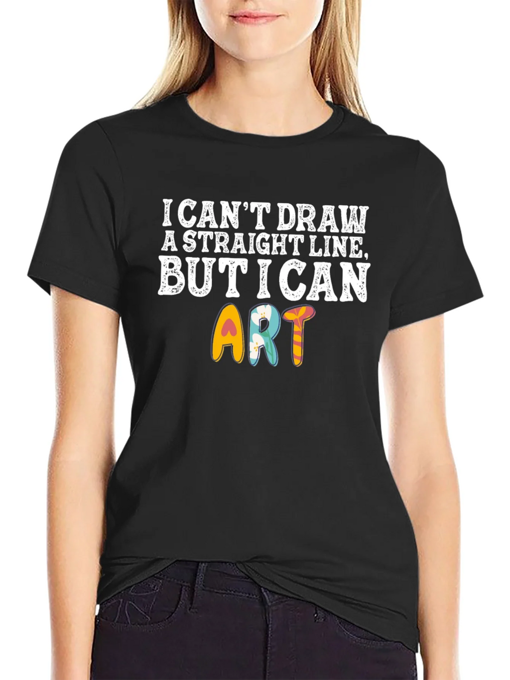 Funny Artistic T-Shirt - I Can Art product image 2