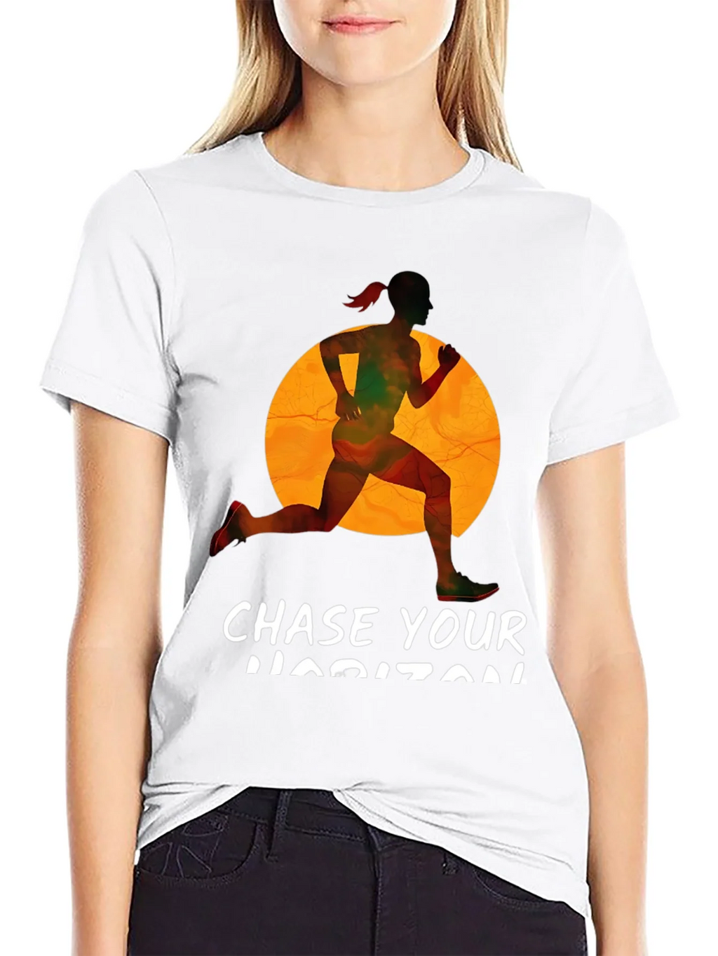 Chase Your Horizon Black Graphic Tee product image 8