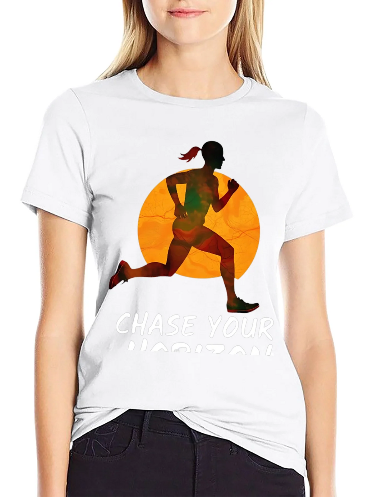 Chase Your Horizon Black Graphic Tee product image 8