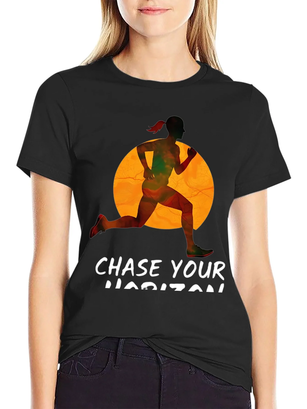 Chase Your Horizon Black Graphic Tee product image 2