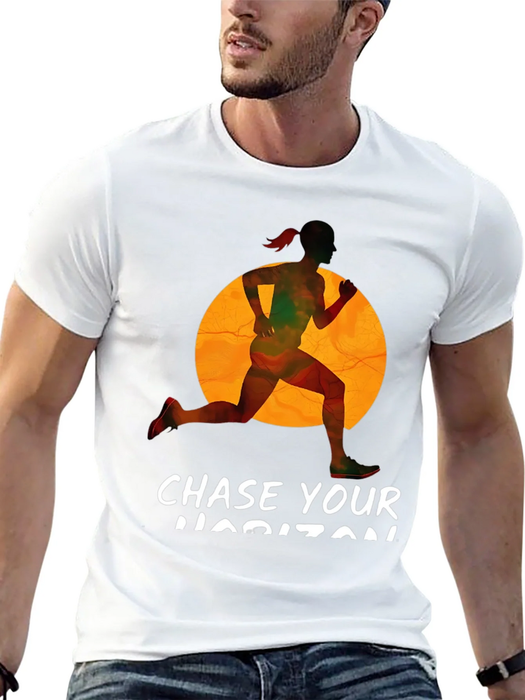 Chase Your Horizon Black Graphic Tee product image 12