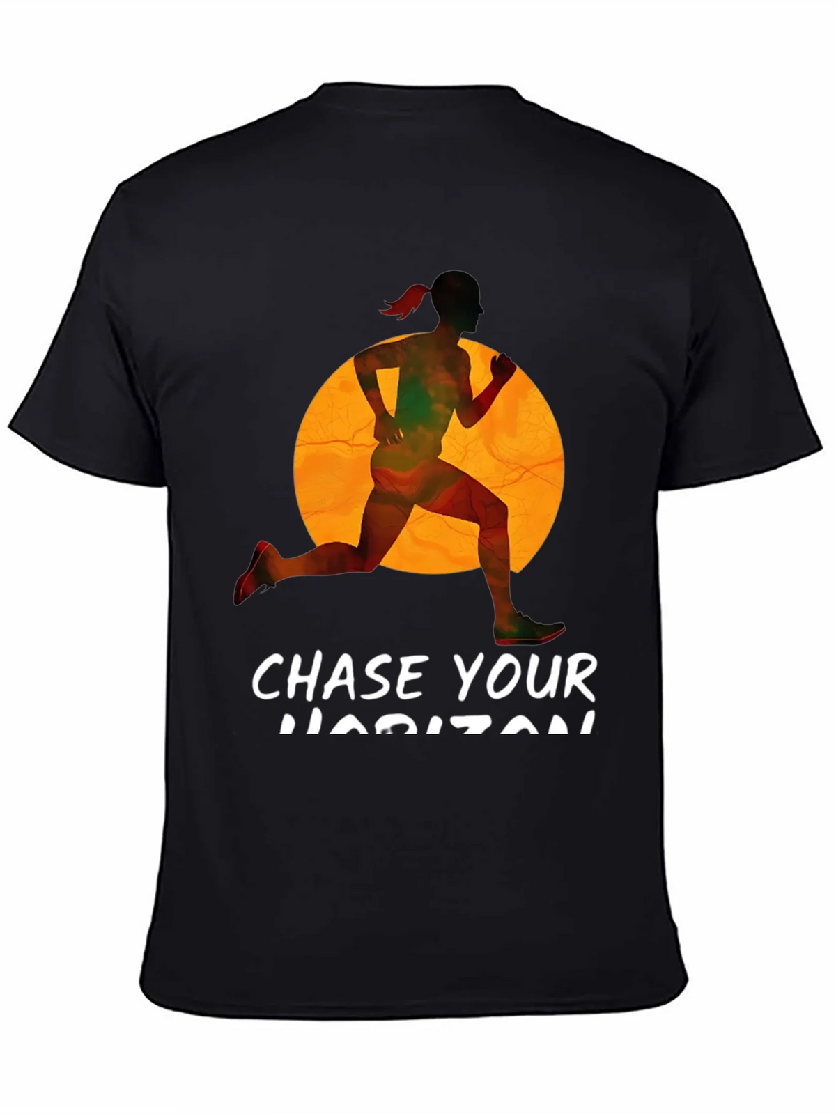 Chase Your Horizon Black Graphic Tee product image 4