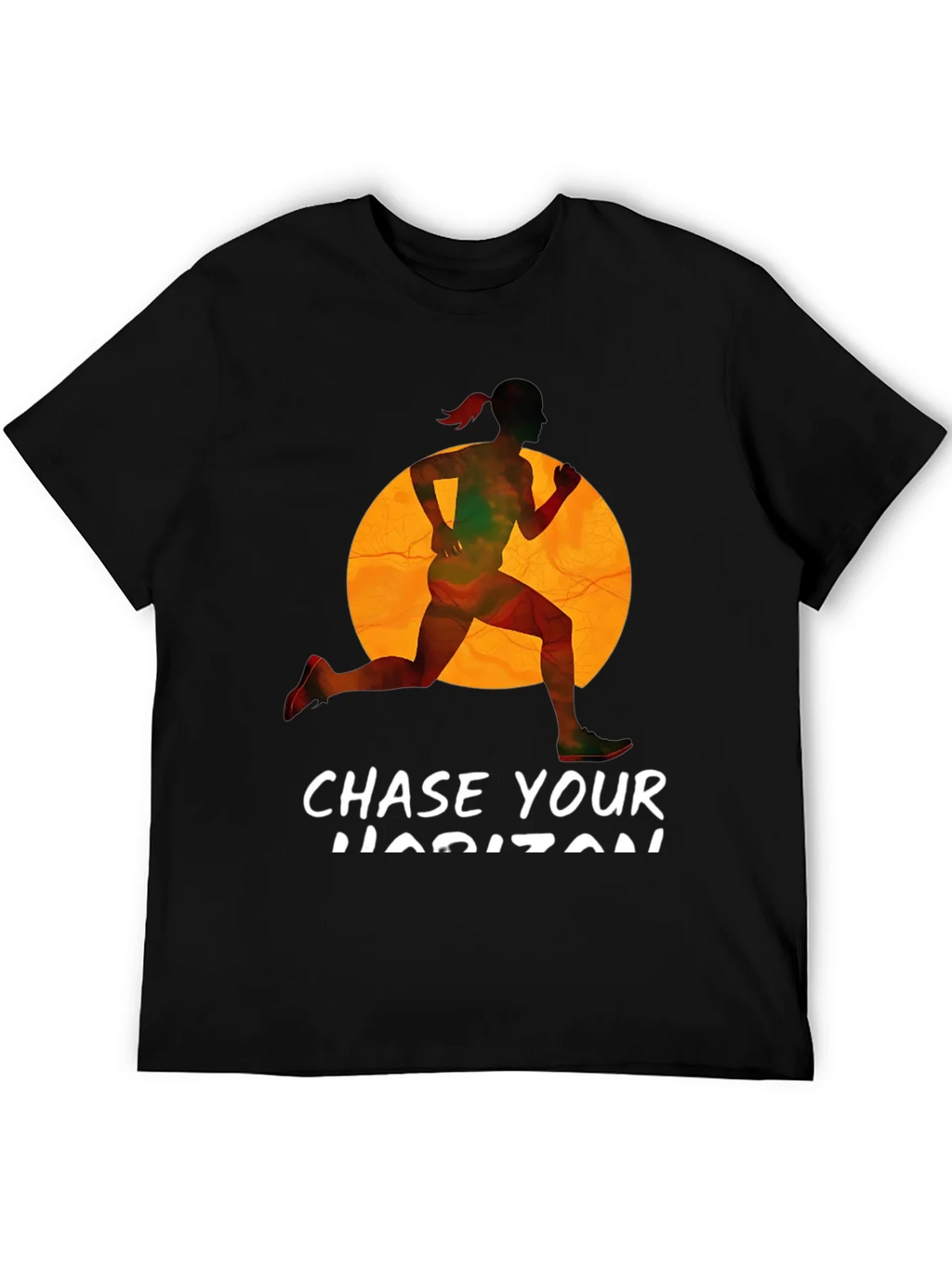 Chase Your Horizon Black Graphic Tee product image 5