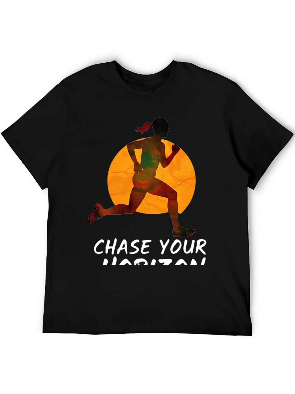 Chase Your Horizon Black Graphic Tee product image 5