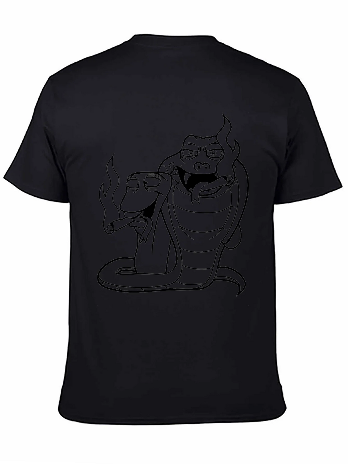 Smoking Snakes Graphic Tee - Cool Design product image 4