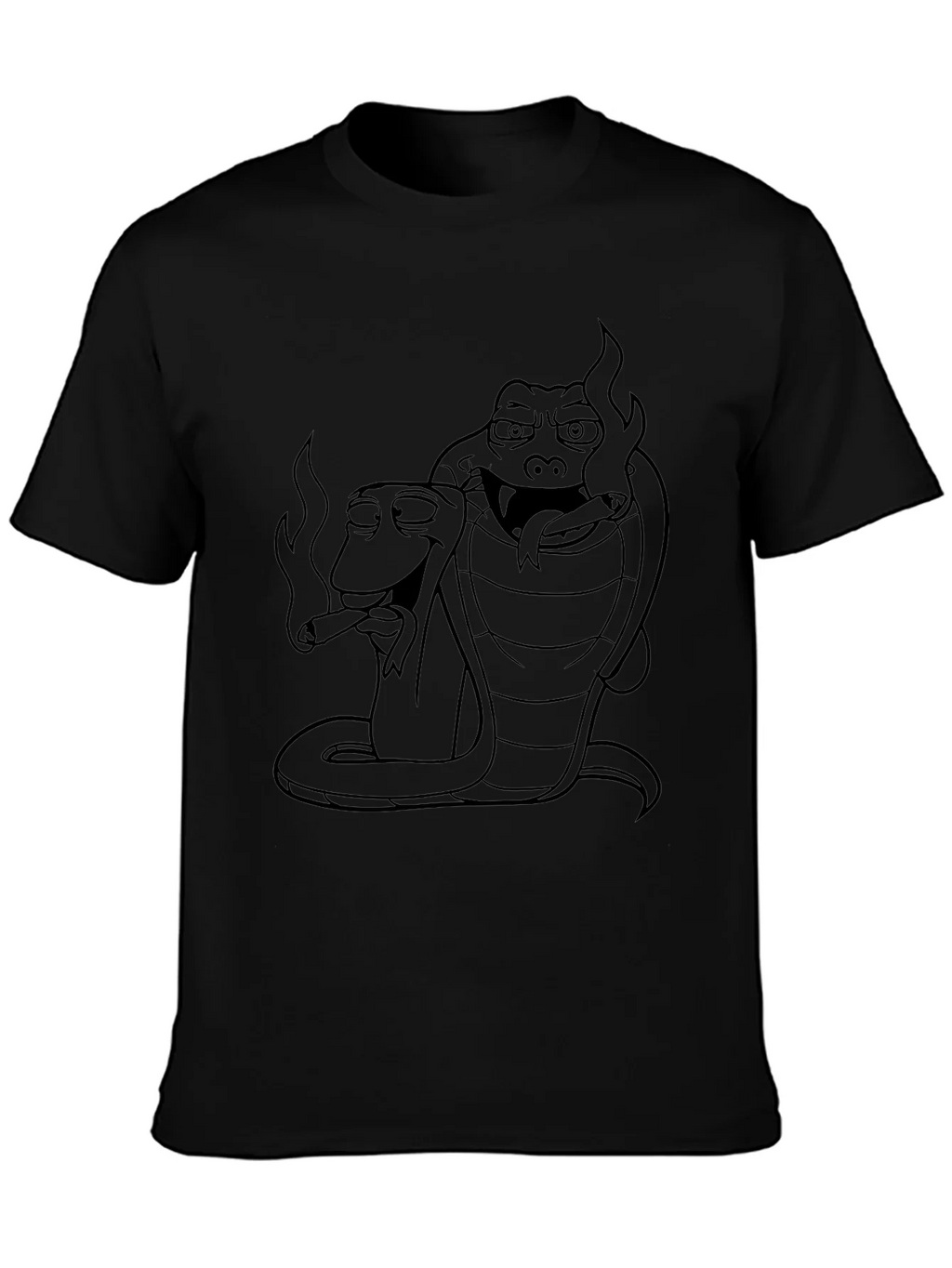 Smoking Snakes Graphic Tee - Cool Design product image 3
