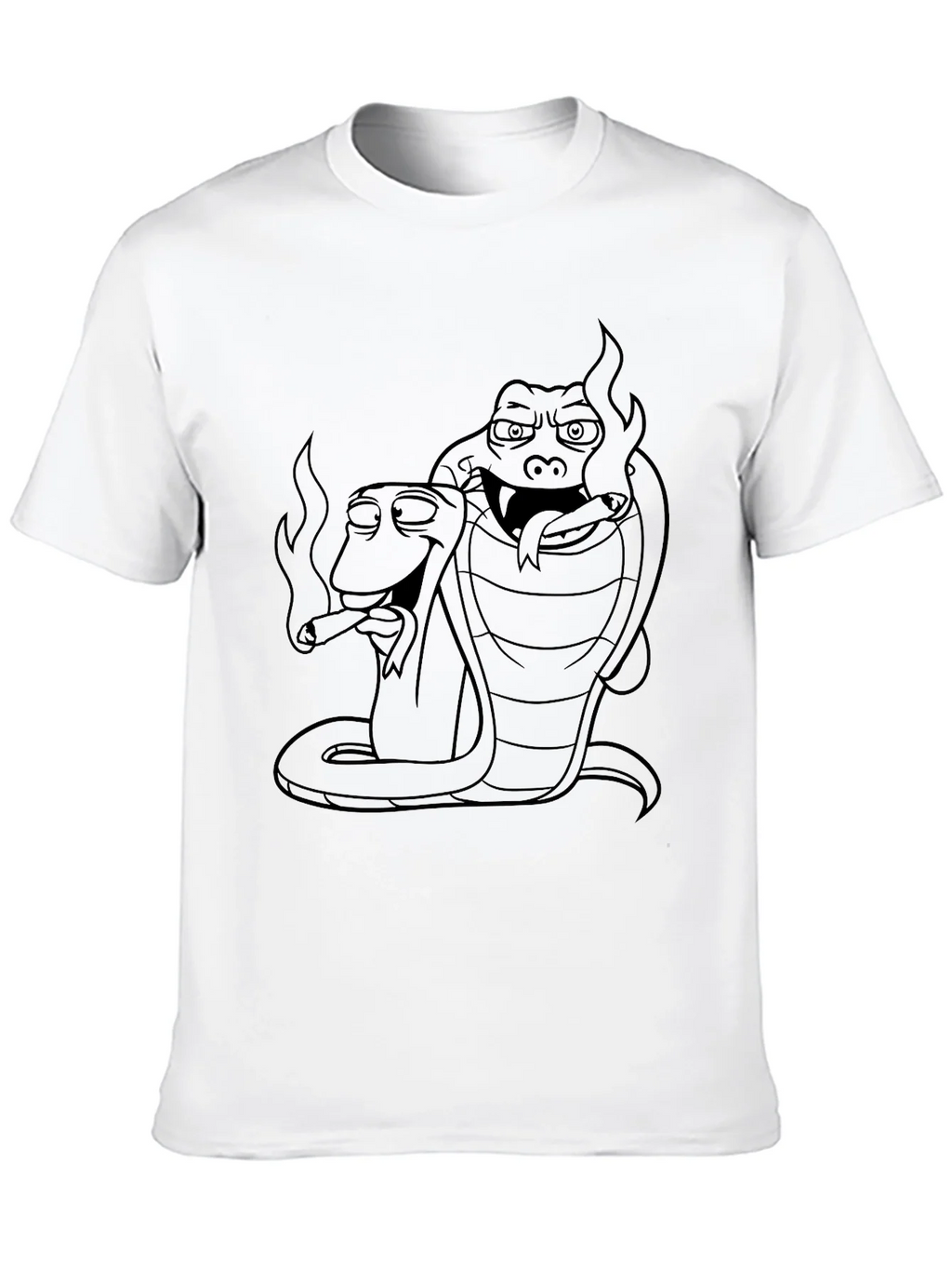 Smoking Snakes Graphic Tee - Cool Design product image 9