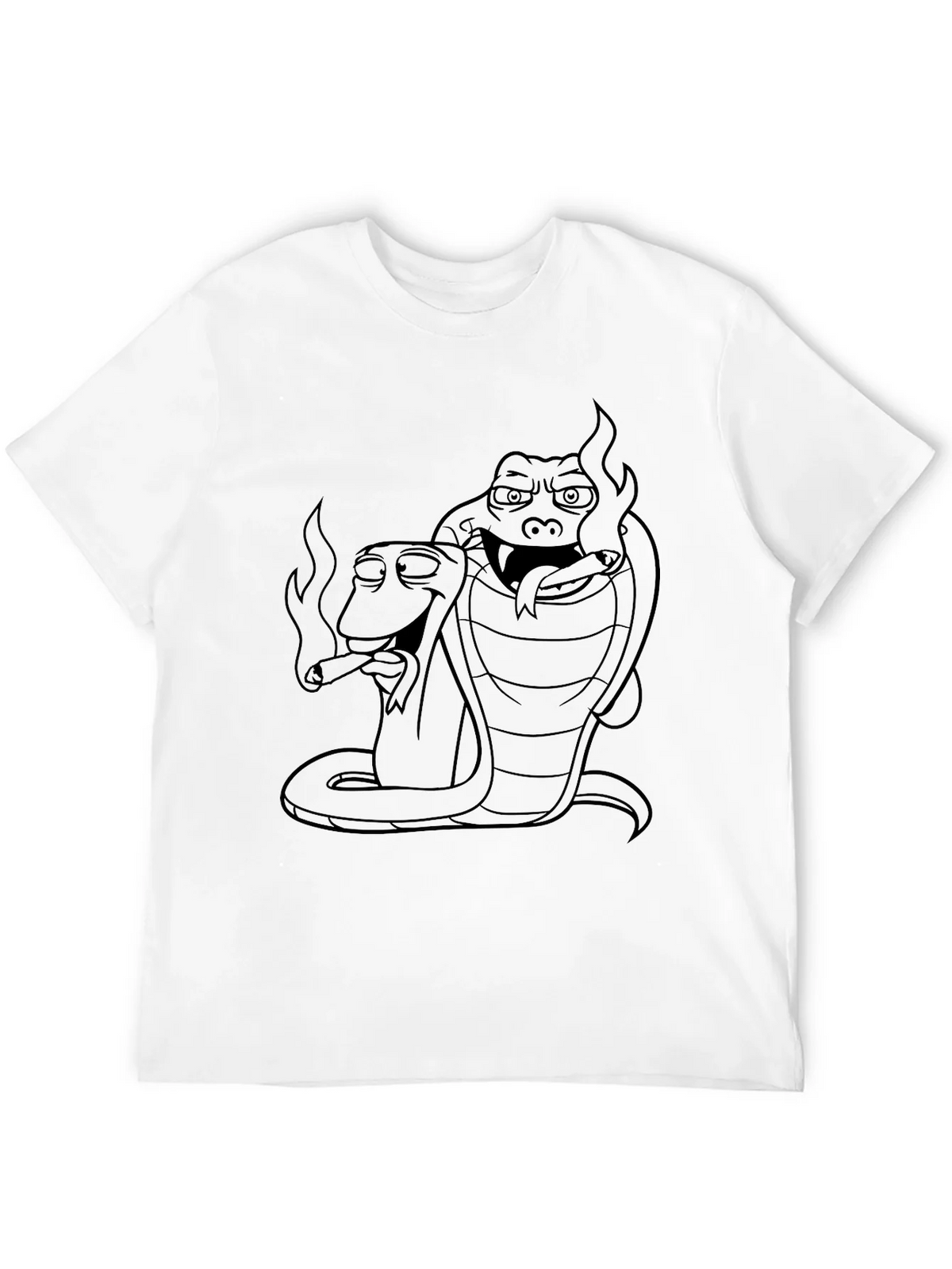 Smoking Snakes Graphic Tee - Cool Design product image 11
