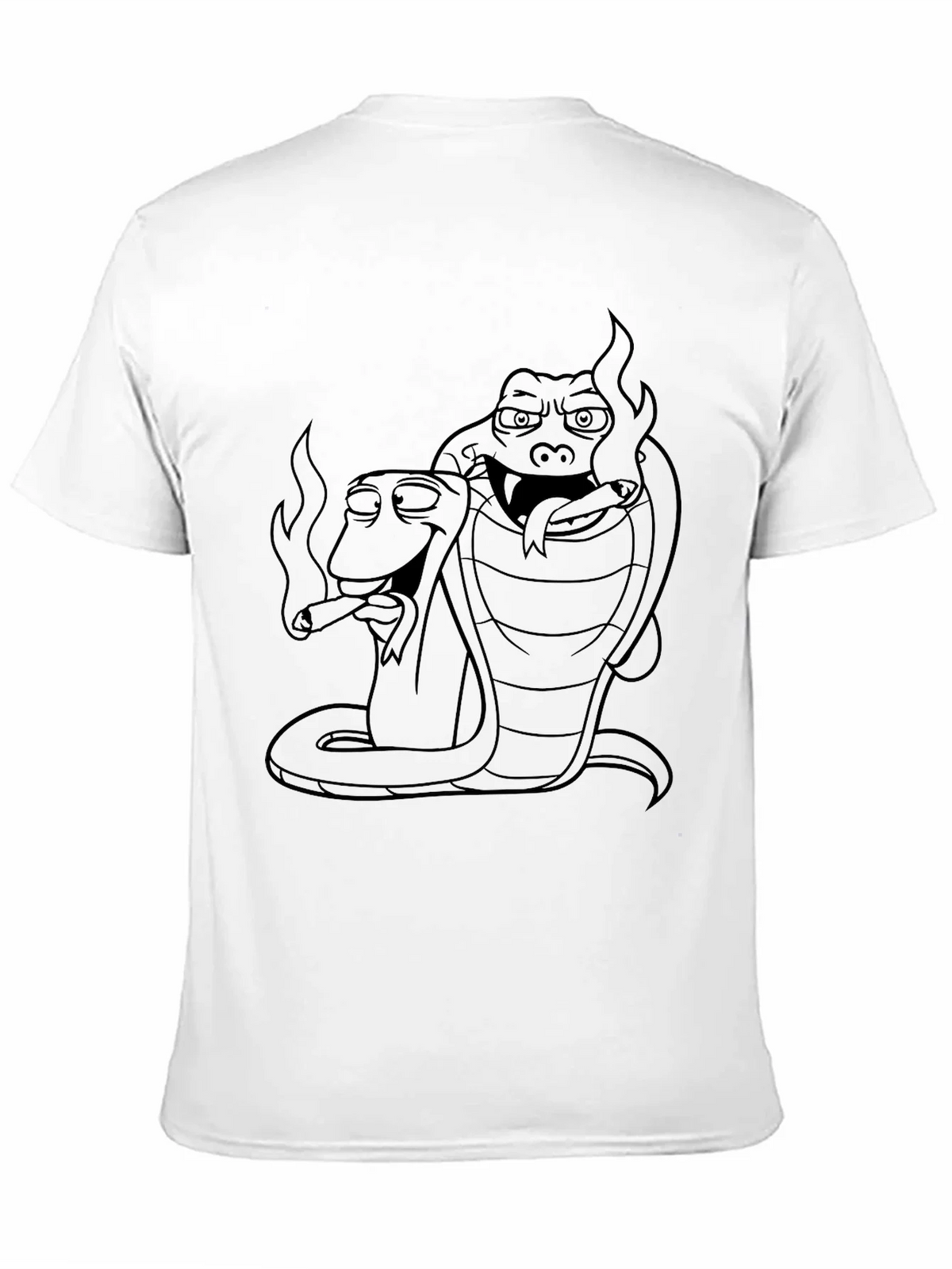 Smoking Snakes Graphic Tee - Cool Design product image 10