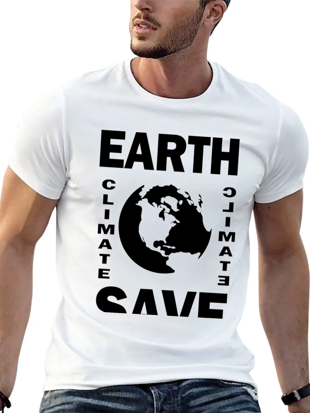 Save the Earth Graphic Tee - Climate Change Awareness product image 12