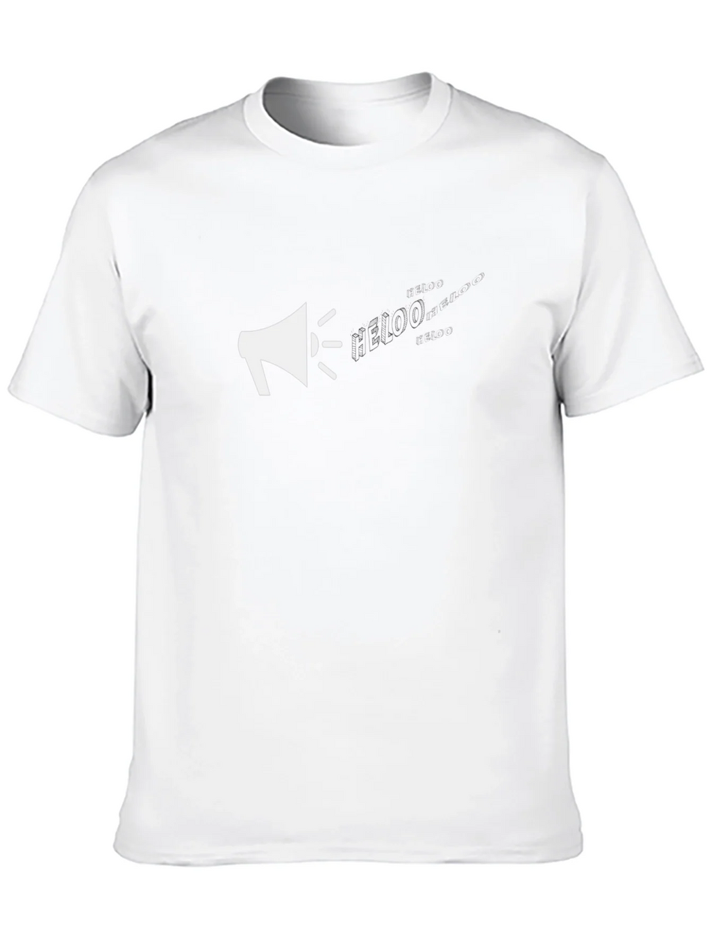 Megaphone Graphic Tee - Black Cotton T-Shirt product image 9