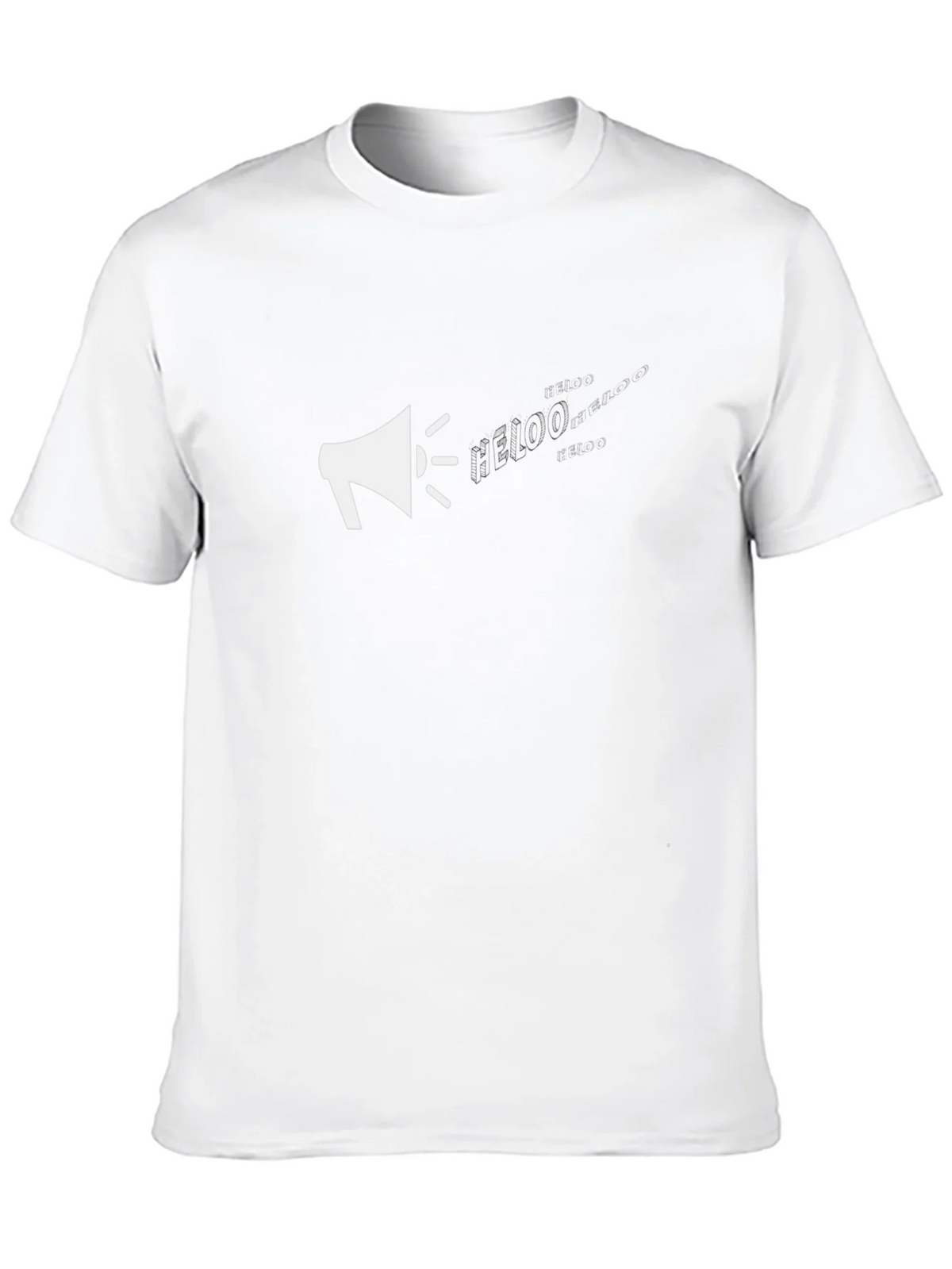 Megaphone Graphic Tee - Black Cotton T-Shirt product image 9