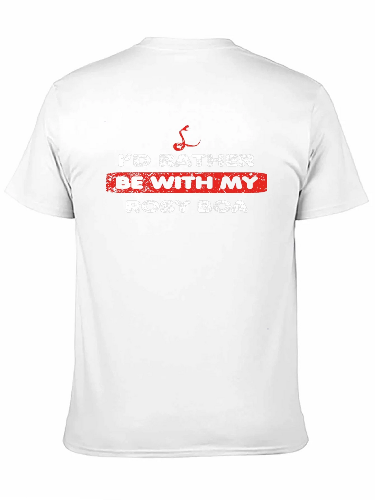 Id Rather Be With My Rosy Boa T-Shirt product image 10
