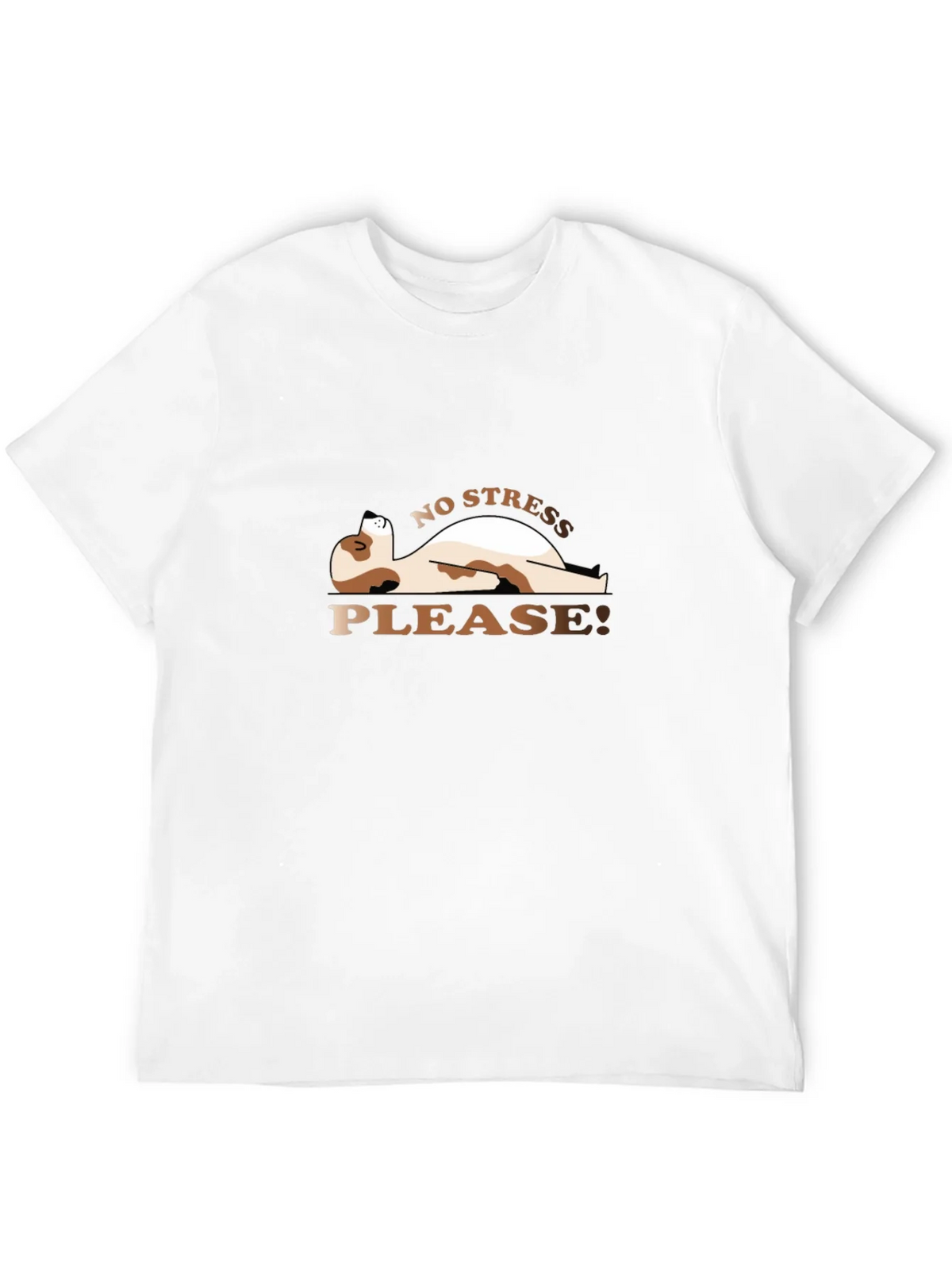 Relaxed Dog Graphic Tee - No Stress Please! product image 6