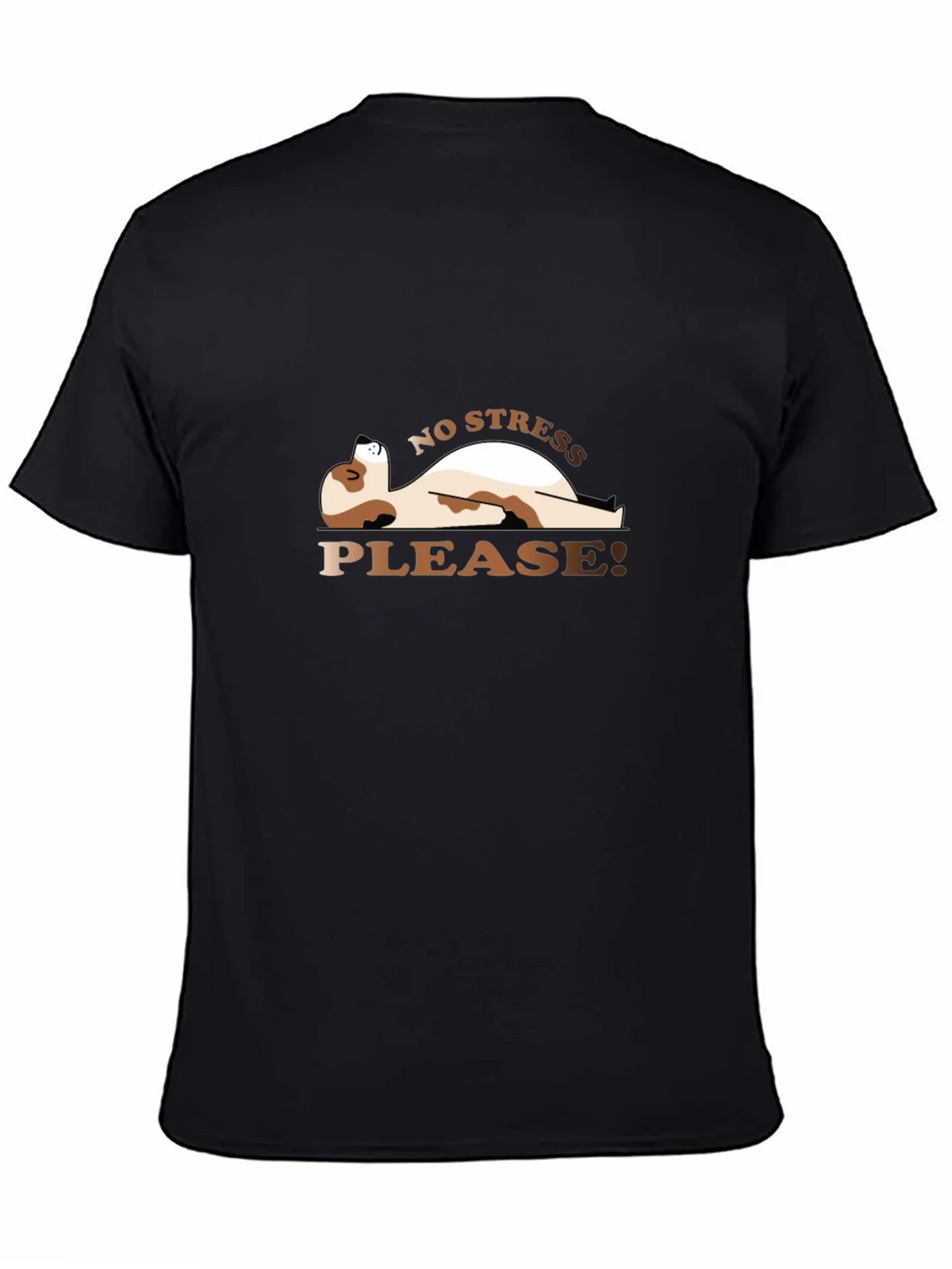Relaxed Dog Graphic Tee - No Stress Please! product image 2
