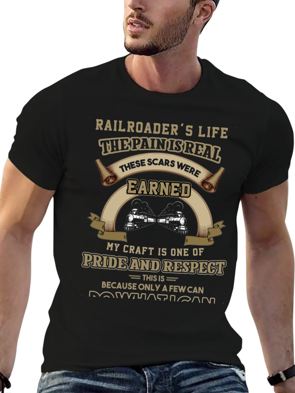 Railroader Pride Graphic T-Shirt product image 6
