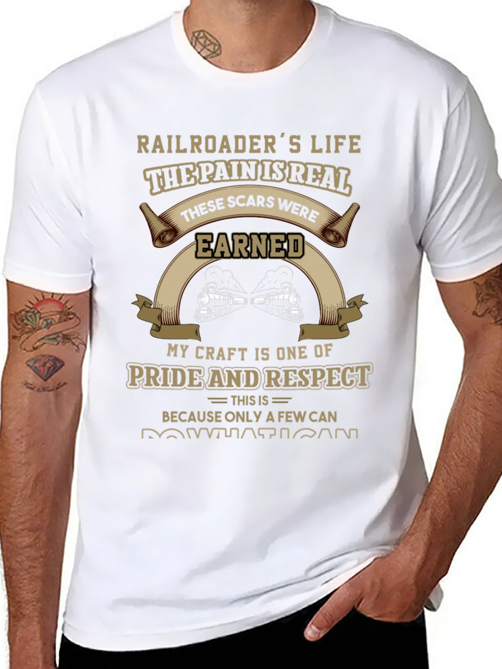 Railroader Pride Graphic T-Shirt product image 7