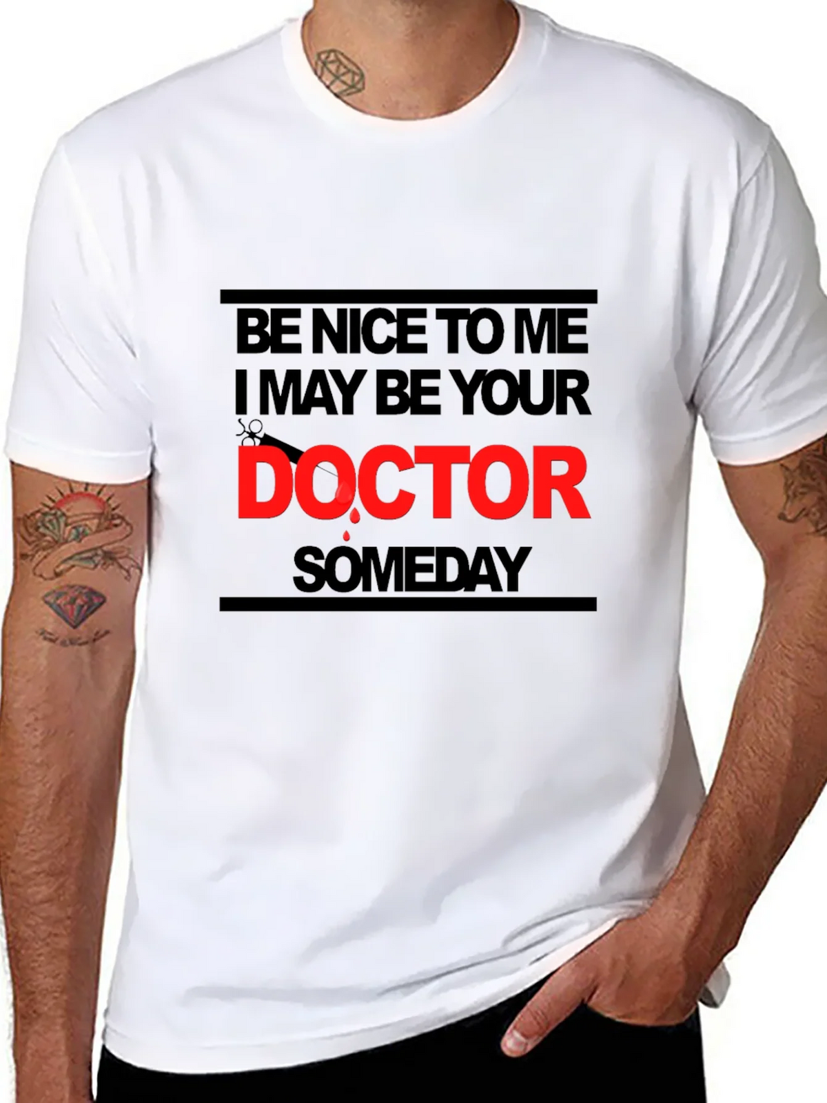 Be Nice To Me I May Be Your Doctor T-Shirt product image 7