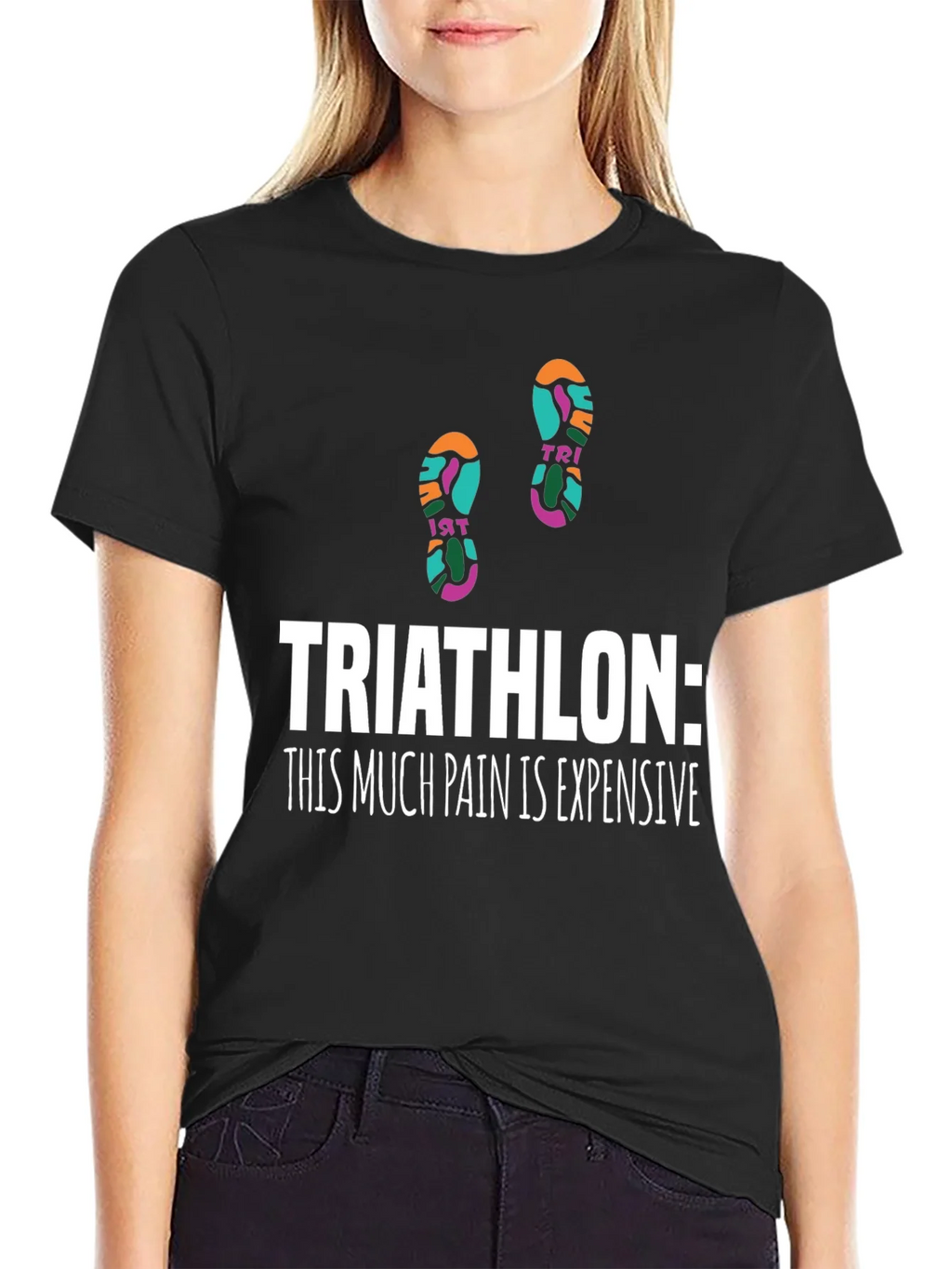 Triathlon Pain Funny Graphic Tee product image 2
