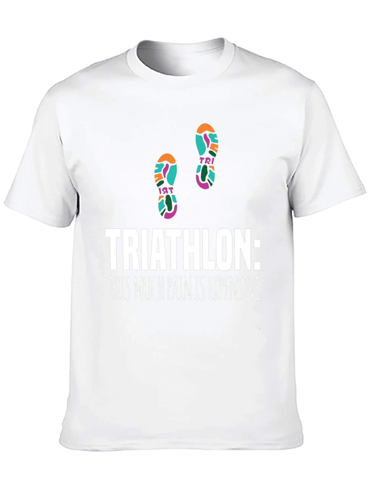 Triathlon Pain Funny Graphic Tee product image 7