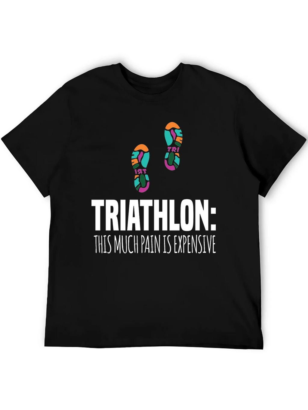 Triathlon Pain Funny Graphic Tee product image 4