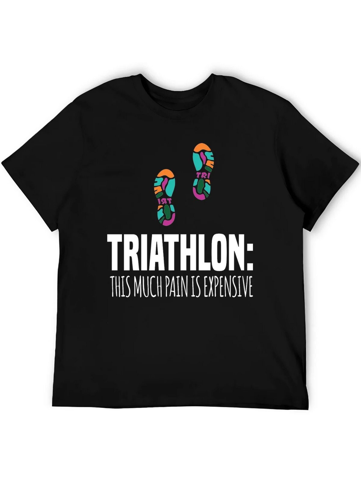 Triathlon Pain Funny Graphic Tee product image 4