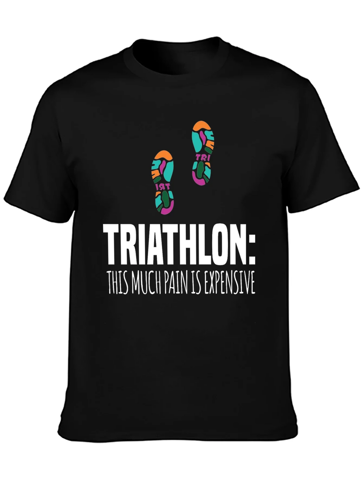Triathlon Pain Funny Graphic Tee product image 3