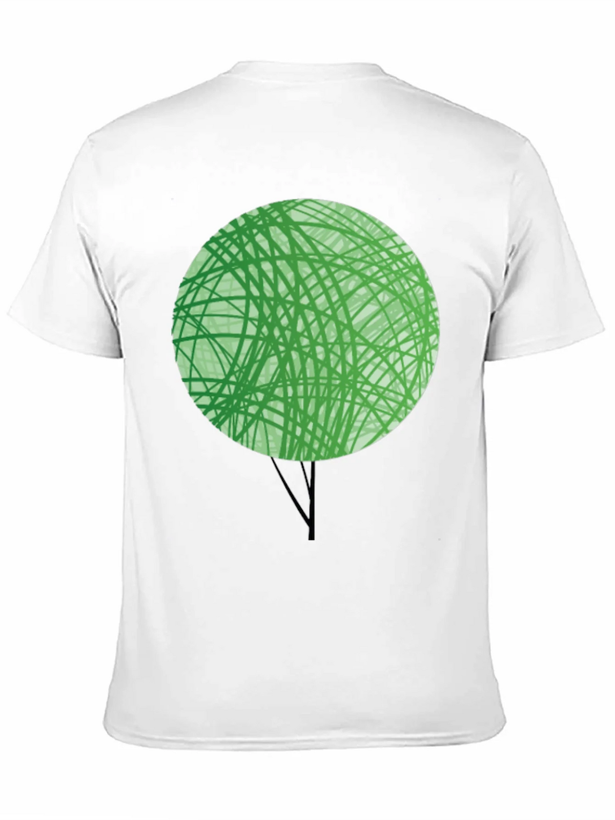 Abstract Green Tree Graphic T-Shirt - Modern Design product image 10