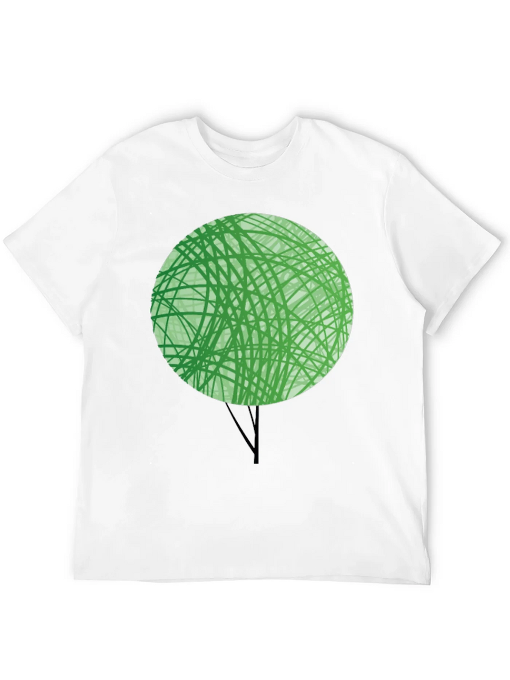 Abstract Green Tree Graphic T-Shirt - Modern Design product image 11