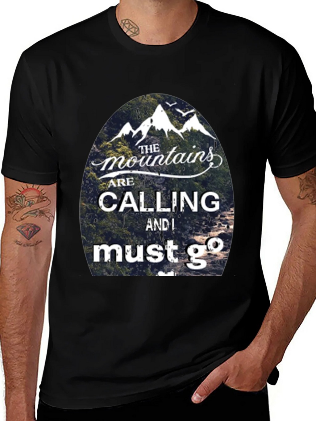 Mountains are Calling Graphic Tee product image 1