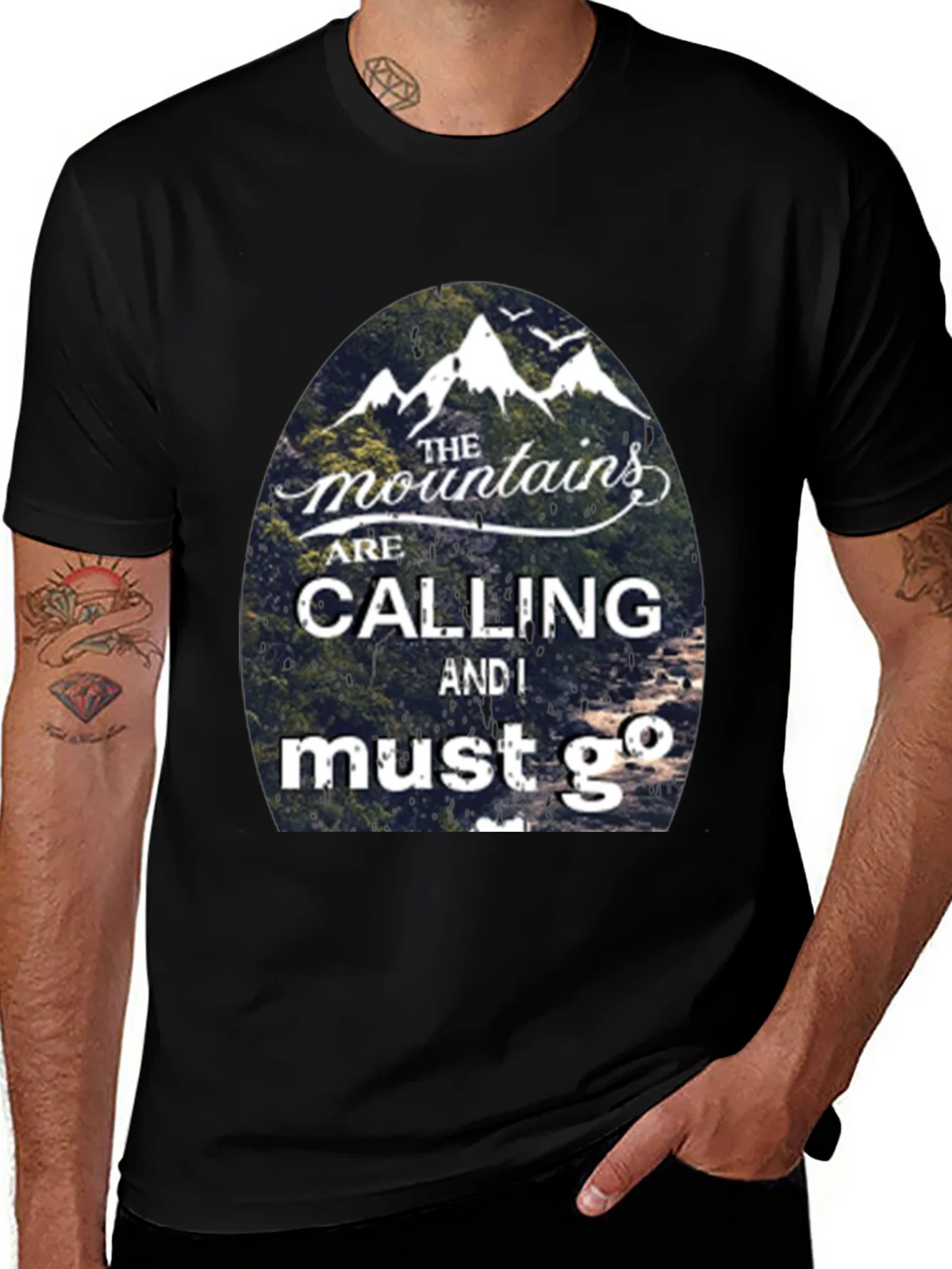Mountains are Calling Graphic Tee product image 1
