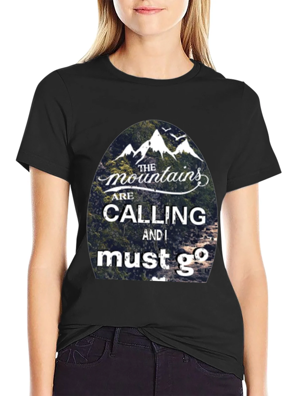 Mountains are Calling Graphic Tee product image 2