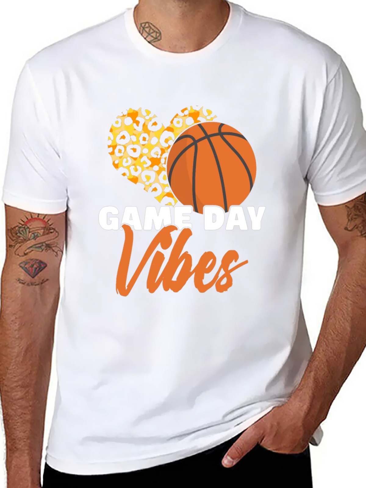 Game Day Vibes Basketball Graphic T-Shirt product image 7
