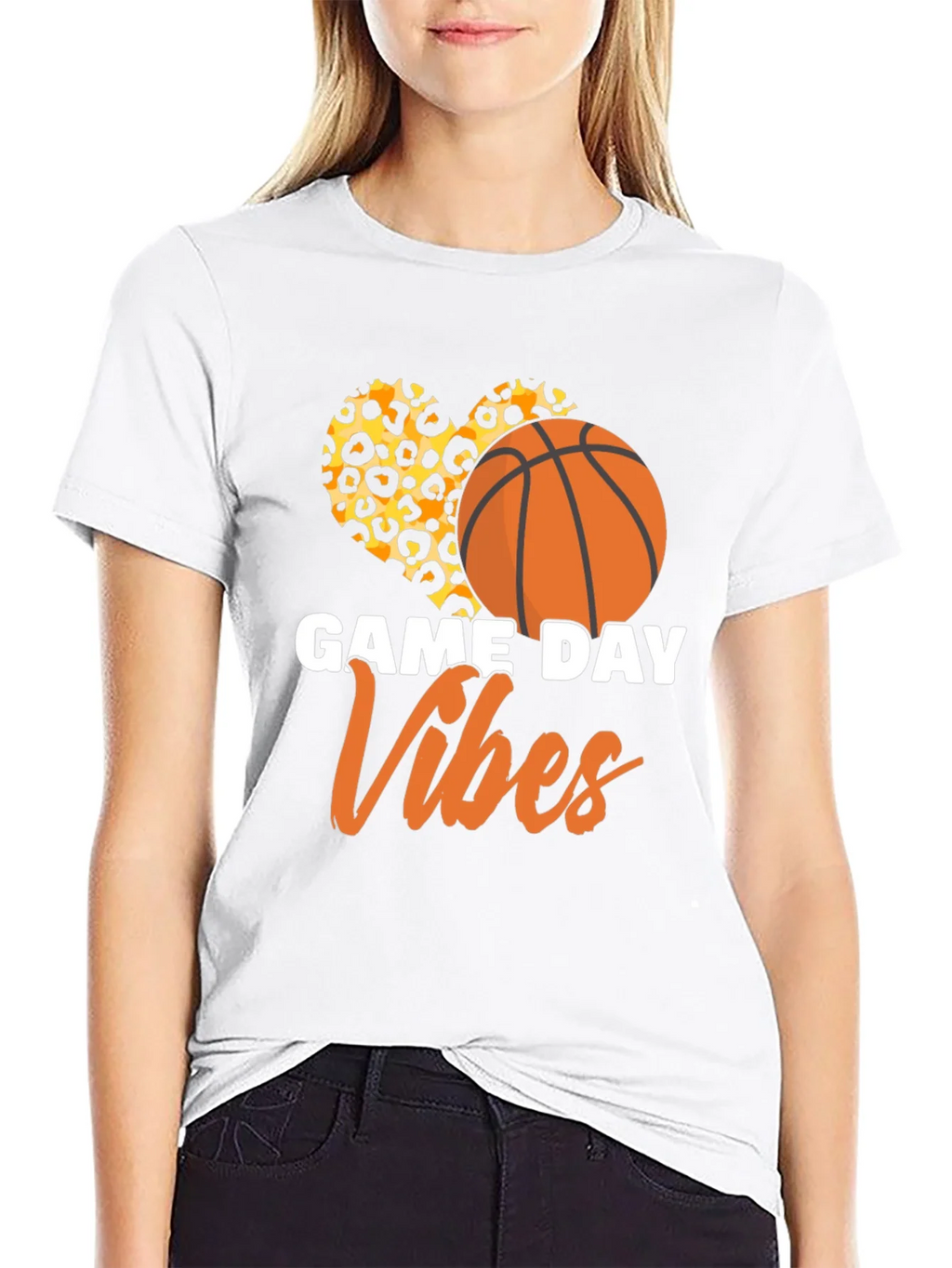 Game Day Vibes Basketball Graphic T-Shirt product image 8