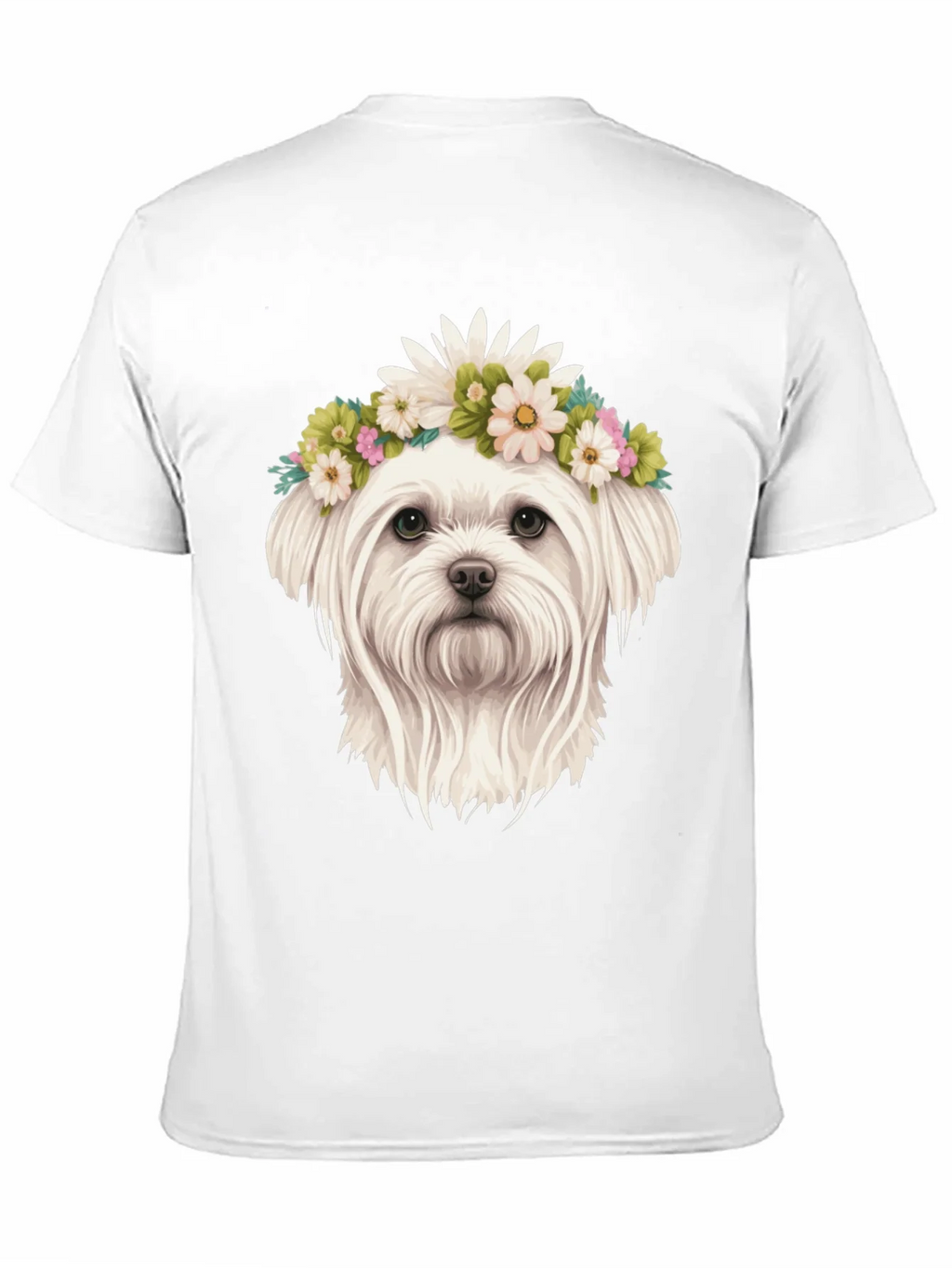 Dog with Flower Crown Tee product image 10