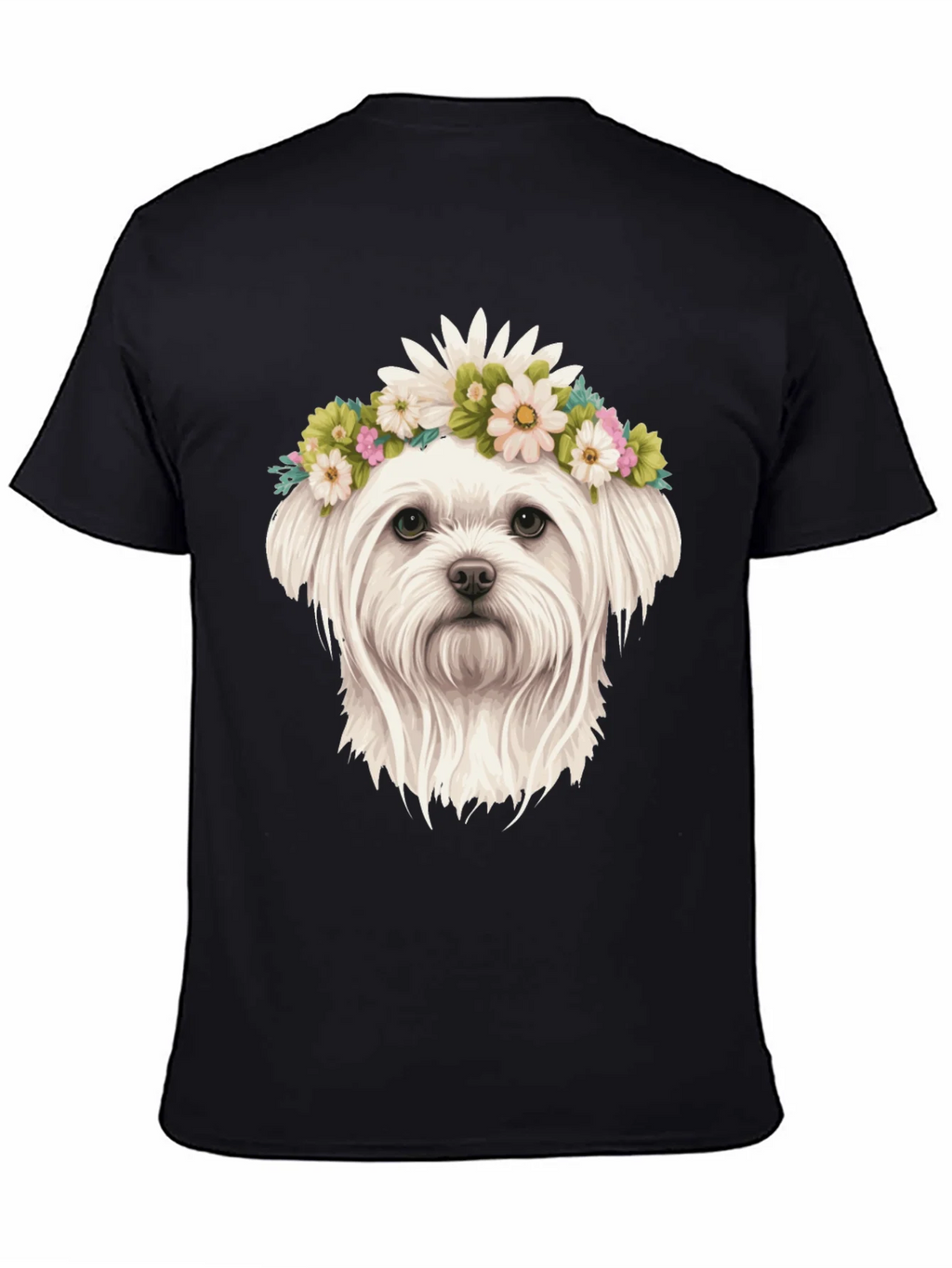 Dog with Flower Crown Tee product image 4