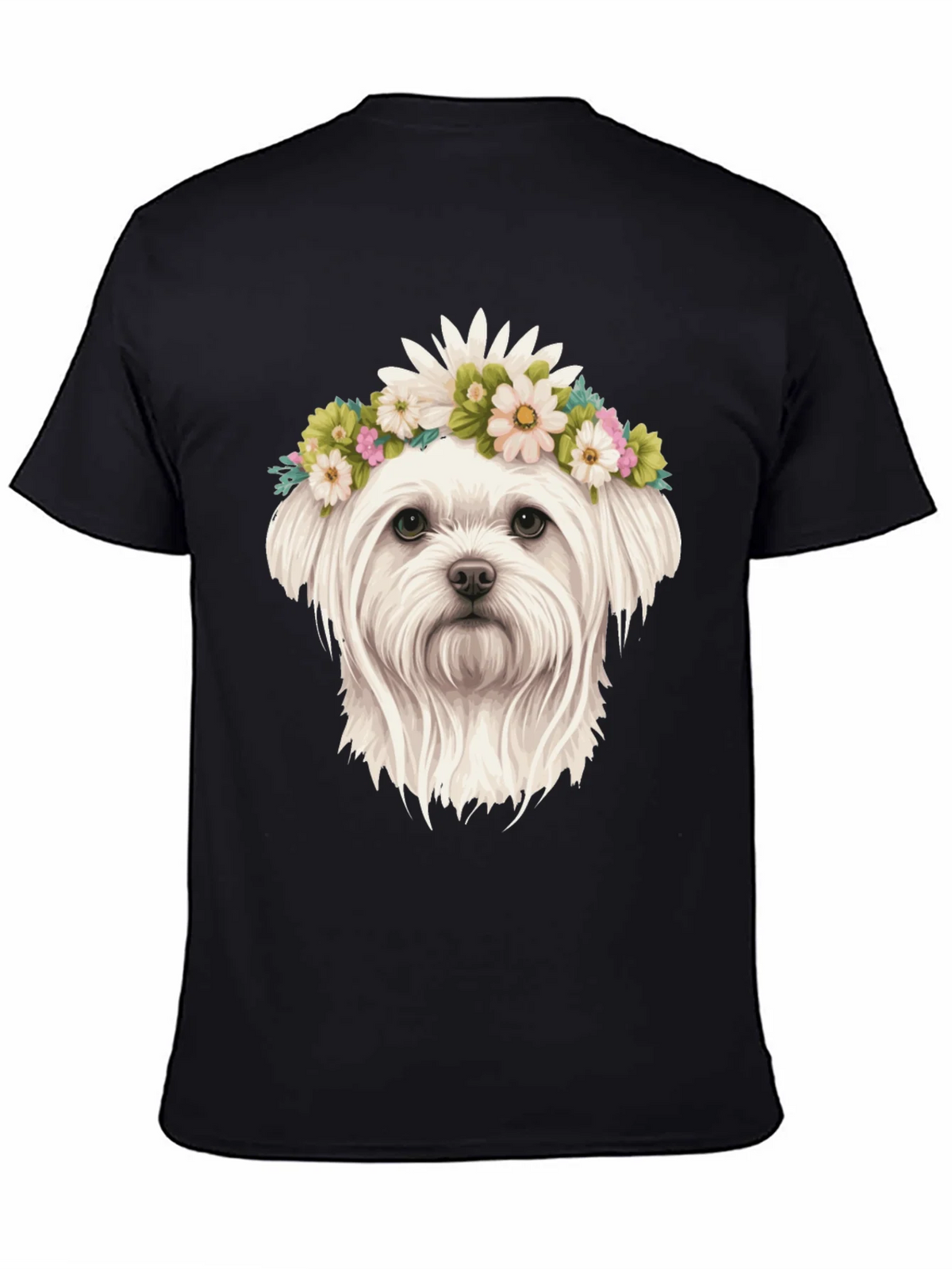 Dog with Flower Crown Tee product image 4