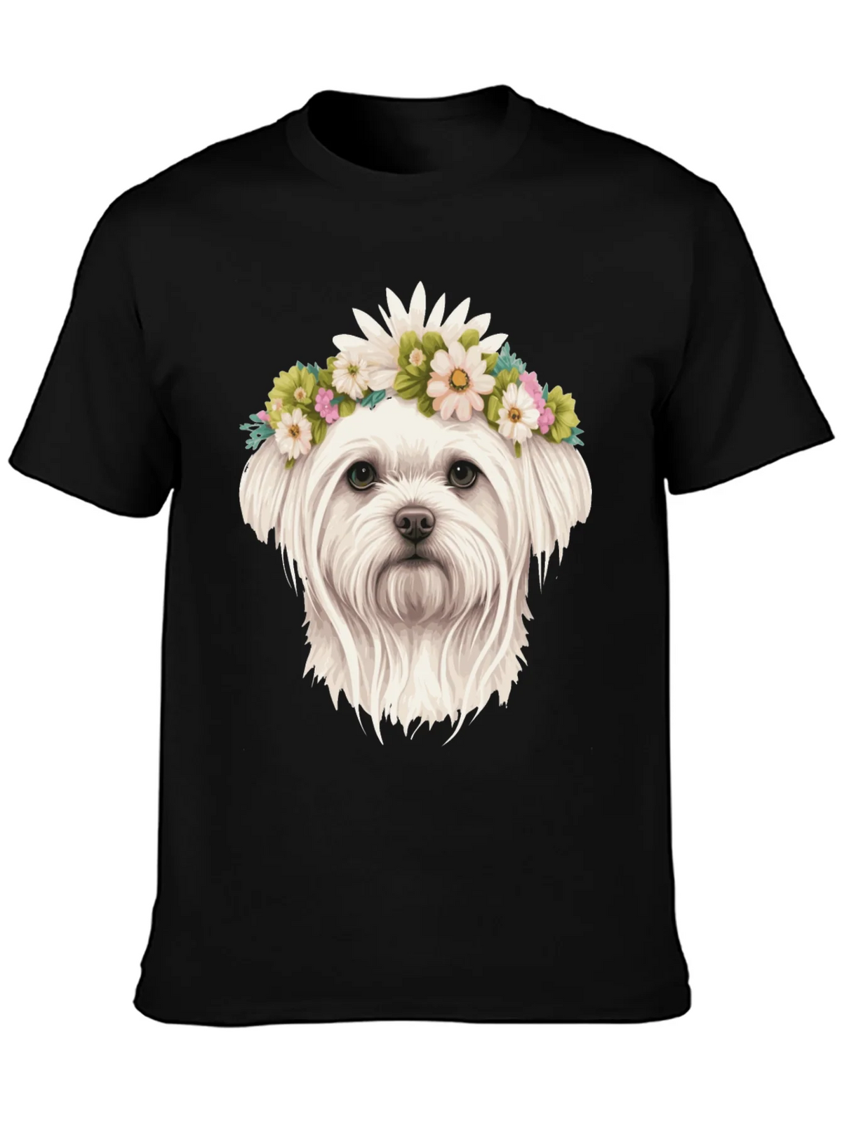 Dog with Flower Crown Tee product image 3