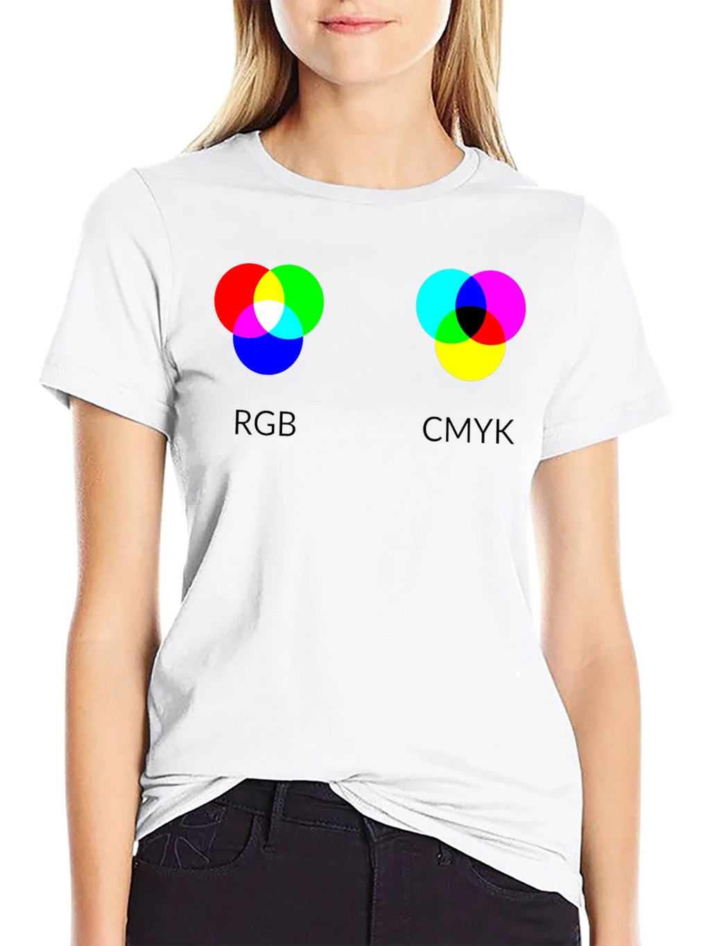 RGB CMYK Color Theory Graphic T-Shirt product image 8