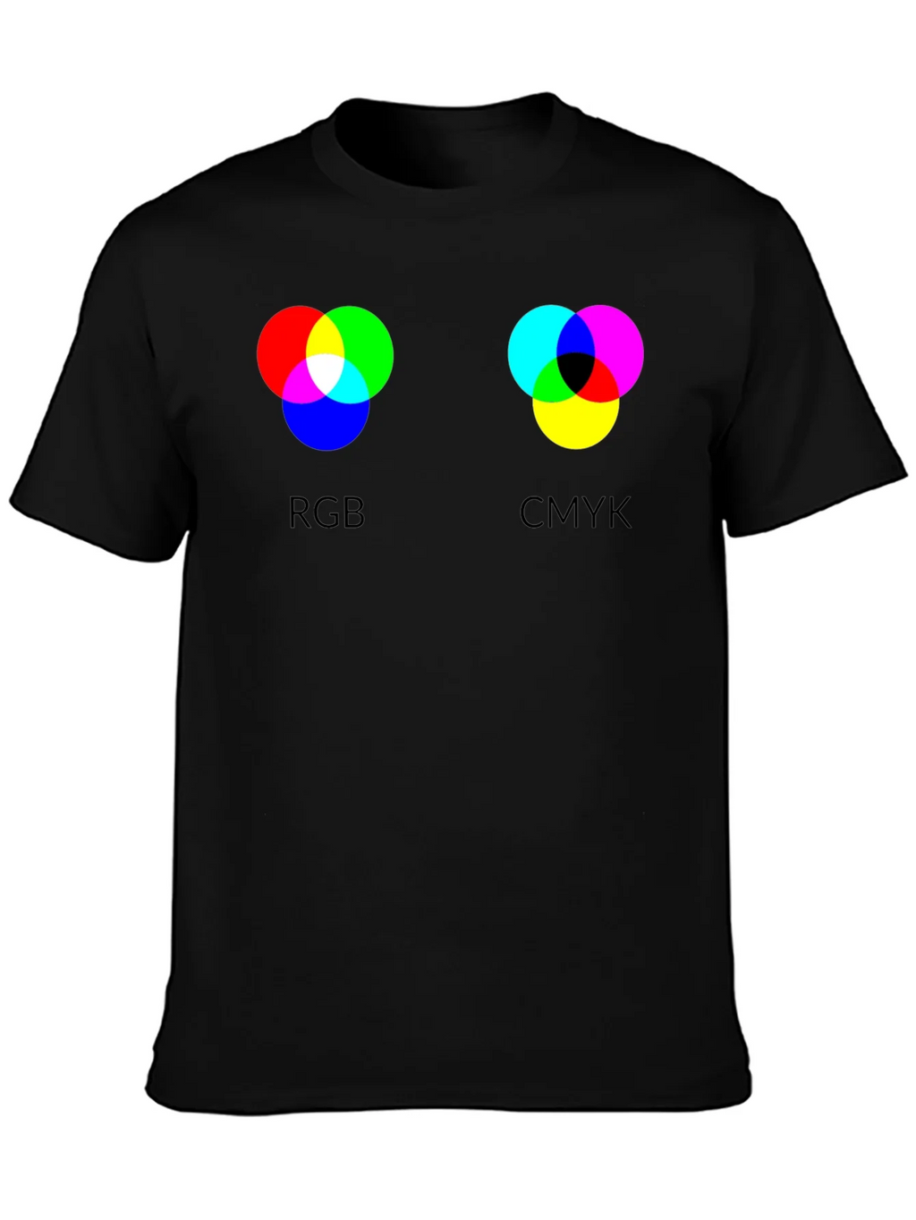 RGB CMYK Color Theory Graphic T-Shirt product image 3