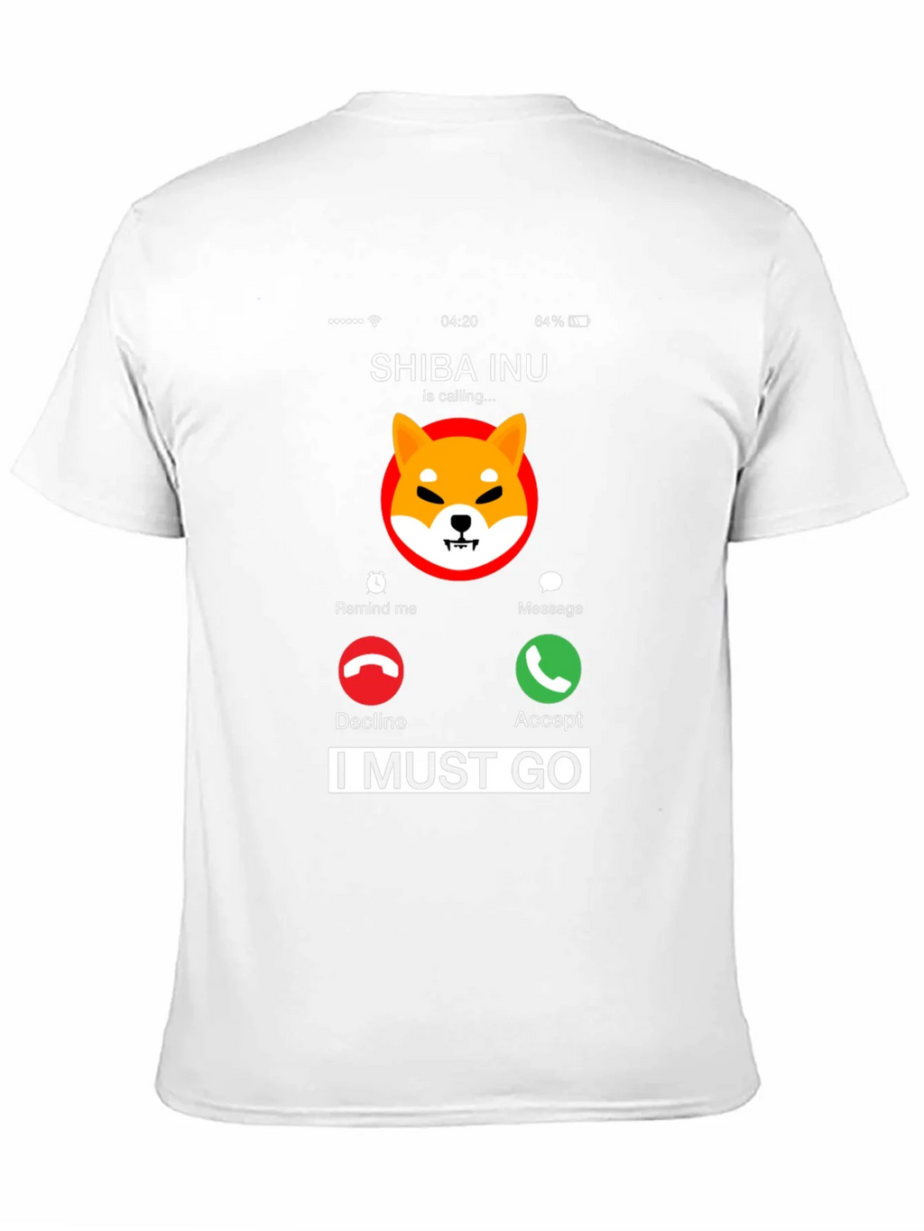 Shiba Inu Calling Black T-Shirt - I Must Go product image 10
