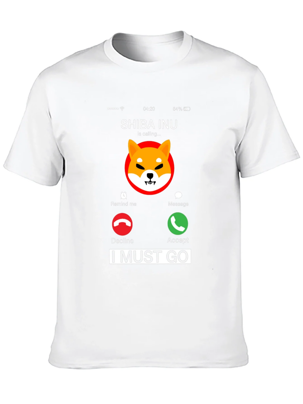 Shiba Inu Calling Black T-Shirt - I Must Go product image 9