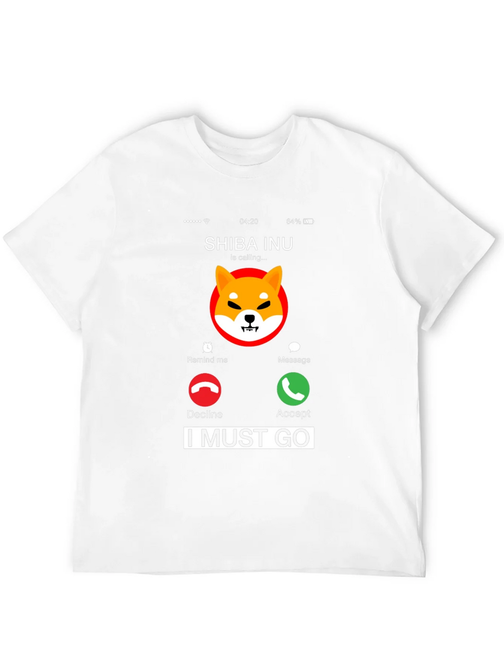 Shiba Inu Calling Black T-Shirt - I Must Go product image 11