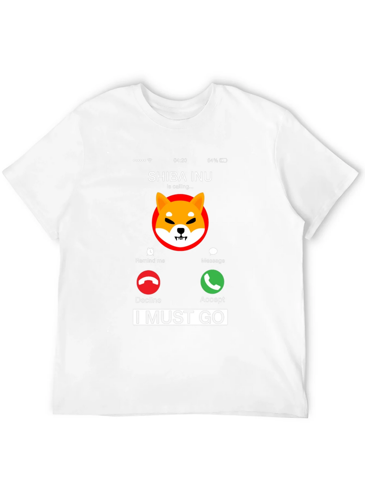 Shiba Inu Calling Black T-Shirt - I Must Go product image 11