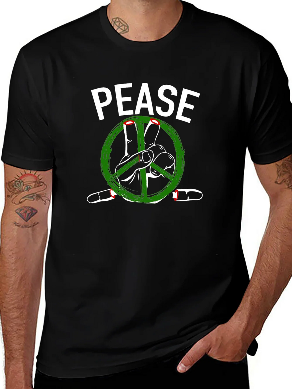 Pease Graphic T-Shirt - Peace Sign Tee product image 1