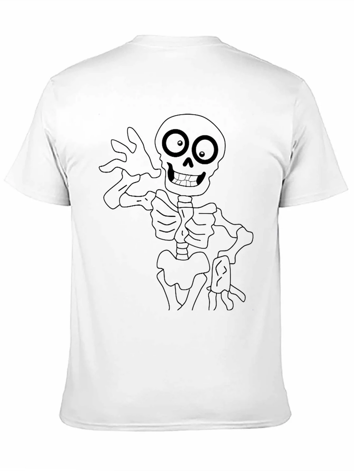 Spooky Skeleton Graphic Tee - Black product image 10
